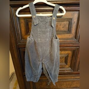 Quincy Mae Corduroy Baby Overalls - Indigo